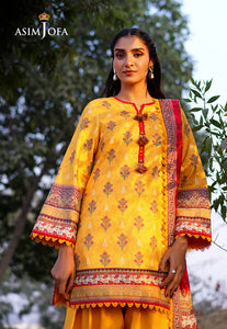 Asim Jofa Printed Lawn '25 | AJUUB-06