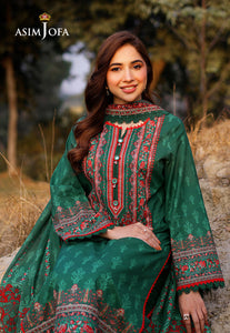 Asim Jofa Printed Lawn '25 | AJUUB-11