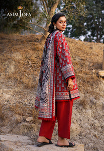 Asim Jofa Printed Lawn '25 | AJUUB-01