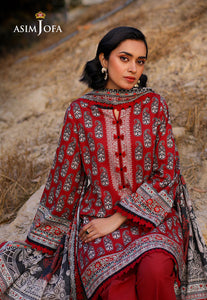 Asim Jofa Printed Lawn '25 | AJUUB-01