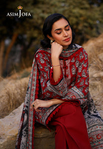 Asim Jofa Printed Lawn '25 | AJUUB-01