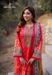 Asim Jofa Printed Lawn '25 | AJUUB-16