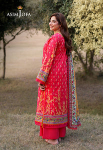 Asim Jofa Printed Lawn '25 | AJUUB-16