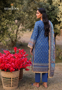 Asim Jofa Printed Lawn '25 | AJUUB-03