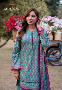 Asim Jofa Printed Lawn '25 | AJUUB-17