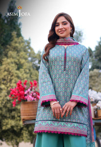 Asim Jofa Printed Lawn '25 | AJUUB-17