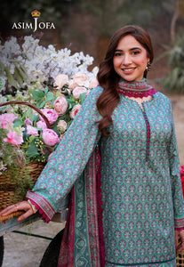 Asim Jofa Printed Lawn '25 | AJUUB-17