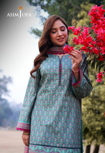 Asim Jofa Printed Lawn '25 | AJUUB-17