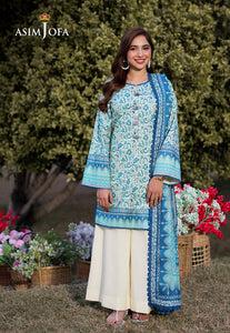 Asim Jofa Printed Lawn '25 | AJUUB-13