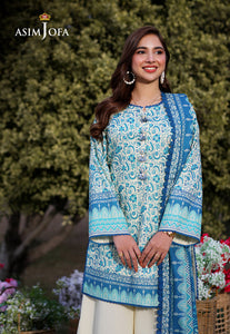 Asim Jofa Printed Lawn '25 | AJUUB-13