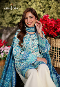 Asim Jofa Printed Lawn '25 | AJUUB-13