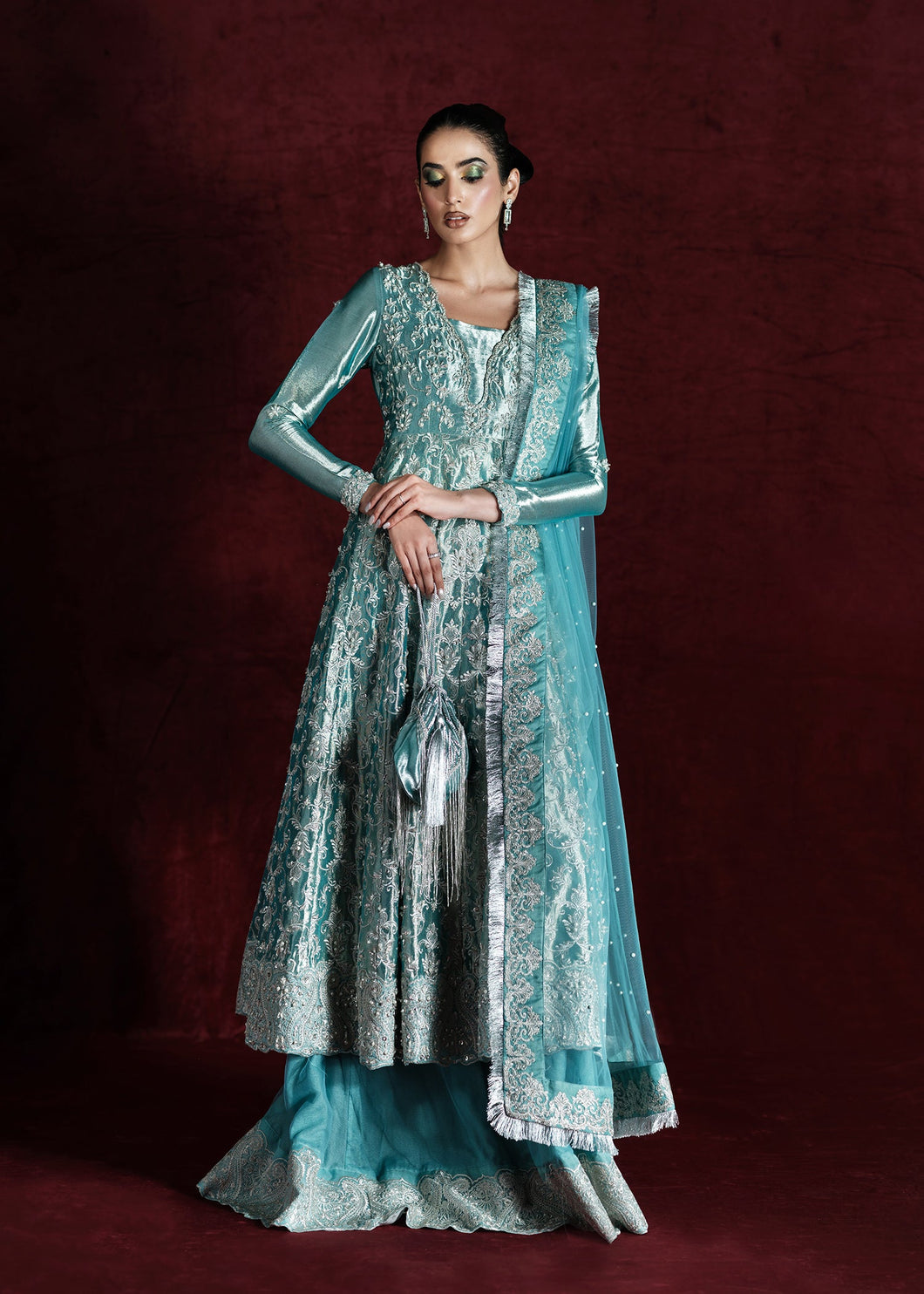 MAHUM ASAD | SOIREE Clothes are Heavenly Comfort stunning look! Buy Luxury Summer Lawn Suits by MAHUM ASAD | SOIREE Designer Party Collection on SALE Price at LEBAASONLINE- The largest stockists of Best Pakistani Designer stitched Velvet Winter dresses such as Latest Fashion MARIA. B. & Charizma  Suits in the UK & USA