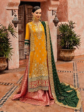 Load image into Gallery viewer, LUXURY FORMALS FREESIA  dresses exclusively available @lebaasonline. Gisele Pakistani Designer Dresses in UK Online, Maria B is available with us. Buy Gisele Clothing Pakistan for Pakistani Bridal Outfit look. The dresses can be customized in UK, USA, France at Lebaasonline