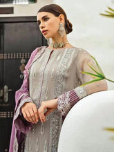 Load image into Gallery viewer, LUXURY FORMALS FREESIA  dresses exclusively available @lebaasonline. Gisele Pakistani Designer Dresses in UK Online, Maria B is available with us. Buy Gisele Clothing Pakistan for Pakistani Bridal Outfit look. The dresses can be customized in UK, USA, France at Lebaasonline