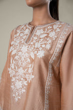 Load image into Gallery viewer, Maria.B | 2 Pc Embroidered Tonal Raw Silk Suit &#39;24 | MB-WF24-37