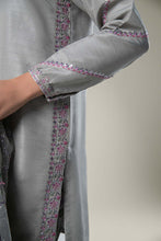 Load image into Gallery viewer, Maria.B | 2 Pc Embroidered Raw Silk Suit &#39;24 | MB-WF24-40