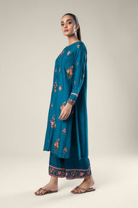 Maria.B | 2 Pc Embroidered Khaddi Silk Suit '24 | MB-WF24-13