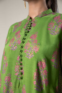 Maria.B | 2 Pc Embroidered Raw Silk Suit '24 | MB-WF24-39