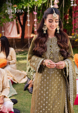 Load image into Gallery viewer, Buy ASIM JOFA LIMITED EDITION | AJMJ 30 exclusive chiffon collection of ASIM JOFA WEDDING COLLECTION 2024 from our website. We have various PAKISTANI DRESSES ONLINE IN UK, ASIM JOFA CHIFFON COLLECTION 2024. Get your unstitched or customized PAKISATNI BOUTIQUE IN UK, USA, from Lebaasonline at SALE!