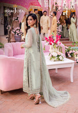 Load image into Gallery viewer, Buy ASIM JOFA LIMITED EDITION | AJMJ 18 exclusive chiffon collection of ASIM JOFA WEDDING COLLECTION 2024 from our website. We have various PAKISTANI DRESSES ONLINE IN UK, ASIM JOFA CHIFFON COLLECTION 2024. Get your unstitched or customized PAKISATNI BOUTIQUE IN UK, USA, from Lebaasonline at SALE!