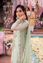 Load image into Gallery viewer, Buy ASIM JOFA LIMITED EDITION | AJMJ 18 exclusive chiffon collection of ASIM JOFA WEDDING COLLECTION 2024 from our website. We have various PAKISTANI DRESSES ONLINE IN UK, ASIM JOFA CHIFFON COLLECTION 2024. Get your unstitched or customized PAKISATNI BOUTIQUE IN UK, USA, from Lebaasonline at SALE!