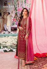 Load image into Gallery viewer, Buy ASIM JOFA LIMITED EDITION | AJMJ 22 exclusive chiffon collection of ASIM JOFA WEDDING COLLECTION 2024 from our website. We have various PAKISTANI DRESSES ONLINE IN UK, ASIM JOFA CHIFFON COLLECTION 2024. Get your unstitched or customized PAKISATNI BOUTIQUE IN UK, USA, from Lebaasonline at SALE!