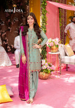 Load image into Gallery viewer, Buy ASIM JOFA LIMITED EDITION | AJMJ 08 exclusive chiffon collection of ASIM JOFA WEDDING COLLECTION 2024 from our website. We have various PAKISTANI DRESSES ONLINE IN UK, ASIM JOFA CHIFFON COLLECTION 2024. Get your unstitched or customized PAKISATNI BOUTIQUE IN UK, USA, from Lebaasonline at SALE!