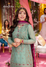 Load image into Gallery viewer, Buy ASIM JOFA LIMITED EDITION | AJMJ 08 exclusive chiffon collection of ASIM JOFA WEDDING COLLECTION 2024 from our website. We have various PAKISTANI DRESSES ONLINE IN UK, ASIM JOFA CHIFFON COLLECTION 2024. Get your unstitched or customized PAKISATNI BOUTIQUE IN UK, USA, from Lebaasonline at SALE!