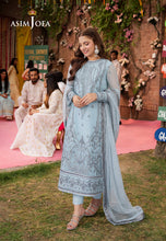 Load image into Gallery viewer, Buy ASIM JOFA LIMITED EDITION | AJMJ 15 exclusive chiffon collection of ASIM JOFA WEDDING COLLECTION 2024 from our website. We have various PAKISTANI DRESSES ONLINE IN UK, ASIM JOFA CHIFFON COLLECTION 2024. Get your unstitched or customized PAKISATNI BOUTIQUE IN UK, USA, from Lebaasonline at SALE!