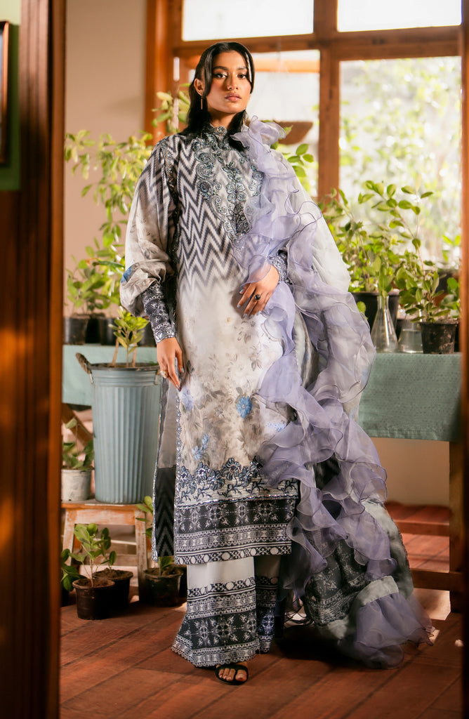 Buy MARYUM & MARIA | Premium lawn'24 - Lawn Collection 2024 from our website. We deal in all largest brands like Maria b, Shamrock Maryum N Maria Collection, Imrozia collection. This wedding season, flaunt yourself in beautiful Shamrock collection. Buy pakistani dresses in UK, USA, Manchester from Lebaasonline