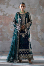 Load image into Gallery viewer, Shop Emaan Adeel | Saanjh Velvet Collection &#39;24 @ lebaasonline Velvet, Net Embroidered hand mirror work, New Indian Wedding dresses online USA &amp; Pakistani Designer Partywear Suits in the UK and USA at LebaasOnline. Browse new EMAAN ADEEL - 2024 Pakistani Dress &amp; Nikah dresses SALE at LebaasOnline. 