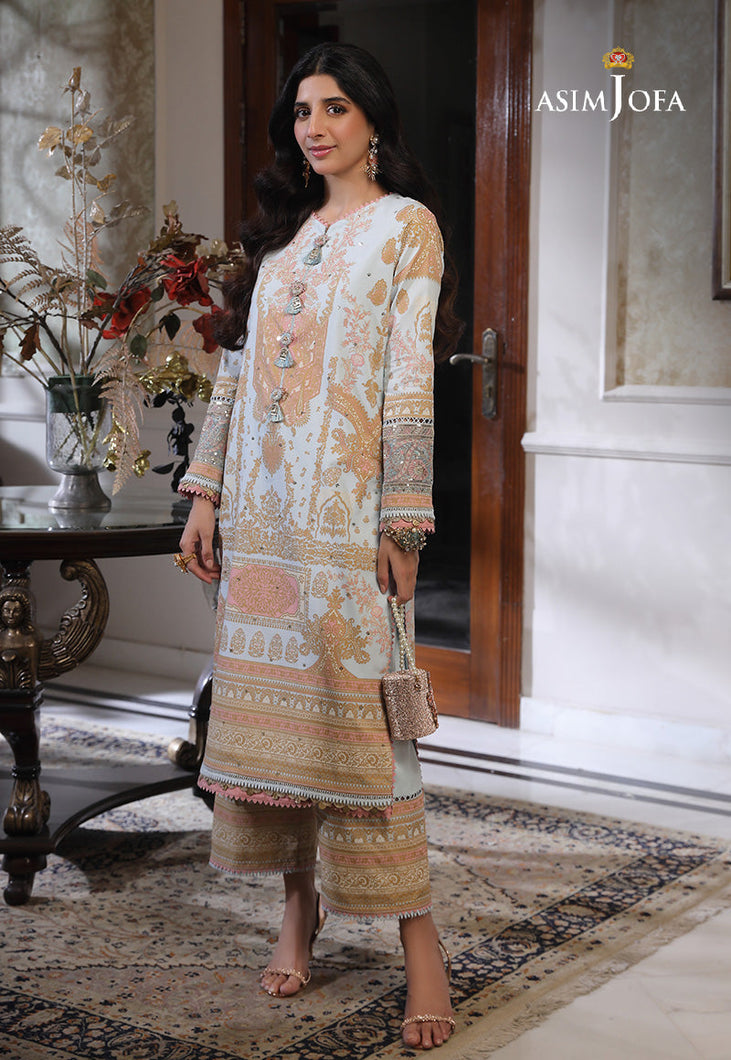 Buy ASIM JOFA | AIRA Collection '23 this New collection of ASIM JOFA WEDDING LAWN COLLECTION 2023 from our website. We have various PAKISTANI DRESSES ONLINE IN UK, ASIM JOFA CHIFFON COLLECTION. Get your unstitched or customized PAKISATNI BOUTIQUE IN UK, USA, UAE, FRACE , QATAR, DUBAI from Lebaasonline @ Sale price.