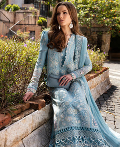 Republic Womenswear | ILANA - EID LUXURY LAWN 2024  | AZURE (D4-B)