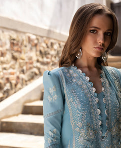 Republic Womenswear | ILANA - EID LUXURY LAWN 2024  | AZURE (D4-B)