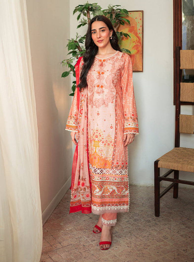 Buy Roheenaz Selena Fall '24 Pakistani printed Clothes For Women at Our Online Designer Boutique UK, Indian & Pakistani Wedding dresses online UK, Asian Clothes UK Jazmin Suits USA, Baroque Chiffon Collection 2024 & Eid Collection Outfits in USA on express shipping available @ Online store Lebaasonline