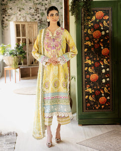 Buy Roheenaz Flora Printed Lawn Pakistani printed Clothes For Women at Our Online Designer Boutique UK, Indian & Pakistani Wedding dresses online UK, Asian Clothes UK Jazmin Suits USA, Baroque Chiffon Collection 2024 & Eid Collection Outfits in USA on express shipping available @ Online store Lebaasonline