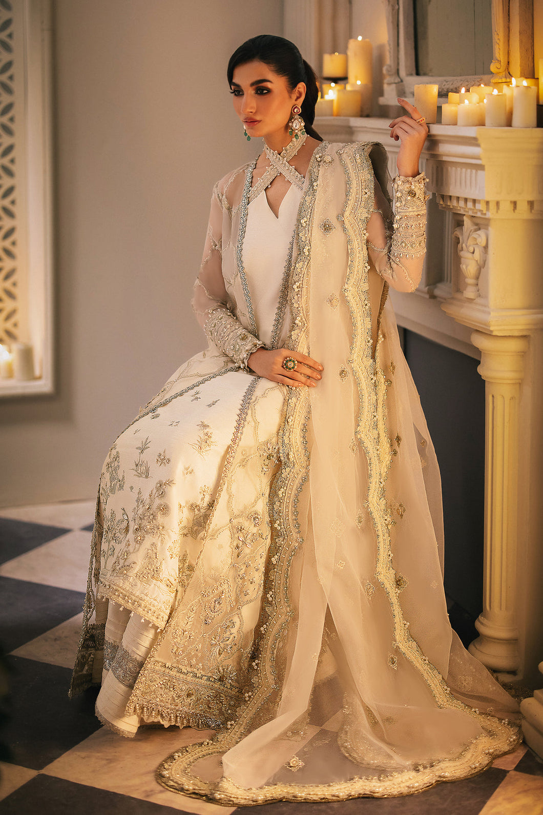 Buy Zaha by KHADIJAH SHAH Gossamer Collection 2024 Online at Great Price! Available For Next Day Delivery in UK, France & Germany. Zaha dresses created by Khadija Shah from Pakistan & for SALE in the UK, USA, Manchester & London. Book now ready to wear & unstitched