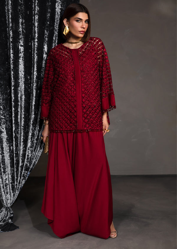 Buy Crimson Zarea Luxury pret'24 By Saira Shakira  for casual and evening wear from our official website We are the no. 1 stockists in the world for Crimson Luxury, Maria B Ready to wear. All Pakistani dresses customization and Ready to Wear dresses are easily available in Spain, UK Austria from Lebaasonline