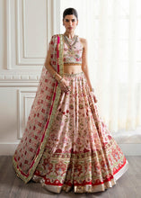 Load image into Gallery viewer,  CRIMSON X SS | WEDDING COLLECTION &#39;24 | Chinoiserie lehnga Bridal dress is exclusively available @lebaasonline. The INDIAN BRIDAL DRESSES ONLINE is available in MARIA B, QALAMKAR WEDDING DRESSES USA and can be customized for Wedding outfits. The PAKISTANI WEDDING DRESSES ONLINE UK have fine embroidery on it. 