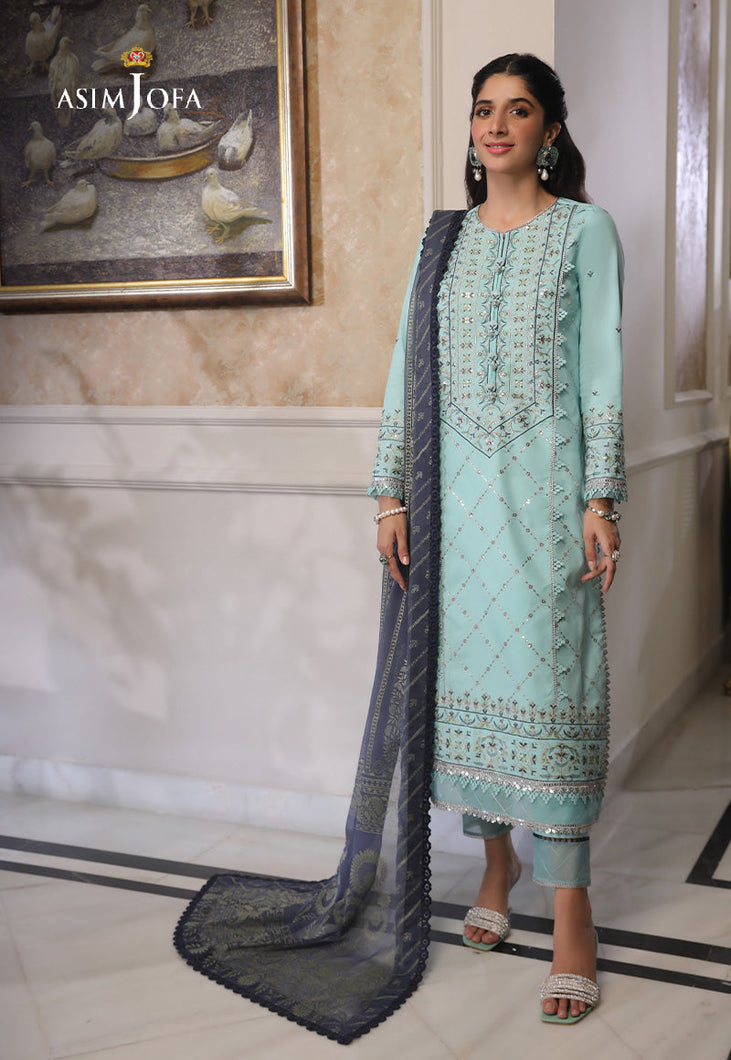 Buy ASIM JOFA | AIRA Collection '23 this New collection of ASIM JOFA WEDDING LAWN COLLECTION 2023 from our website. We have various PAKISTANI DRESSES ONLINE IN UK, ASIM JOFA CHIFFON COLLECTION. Get your unstitched or customized PAKISATNI BOUTIQUE IN UK, USA, UAE, FRACE , QATAR, DUBAI from Lebaasonline @ Sale price.