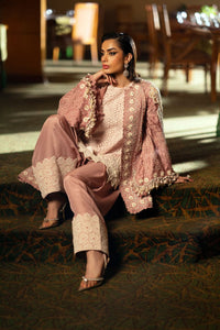 Buy AJR Cutwork Edit'24 | Marlot Pakistani formal Dresses Available for in Sizes Modern Printed embroidery dresses on lawn & luxury cotton designer fabric created by Khadija Shah from Pakistan & for SALE in the UK, USA, Malaysia, London. Book now ready to wear Medium sizes or customise @Lebaasonline.