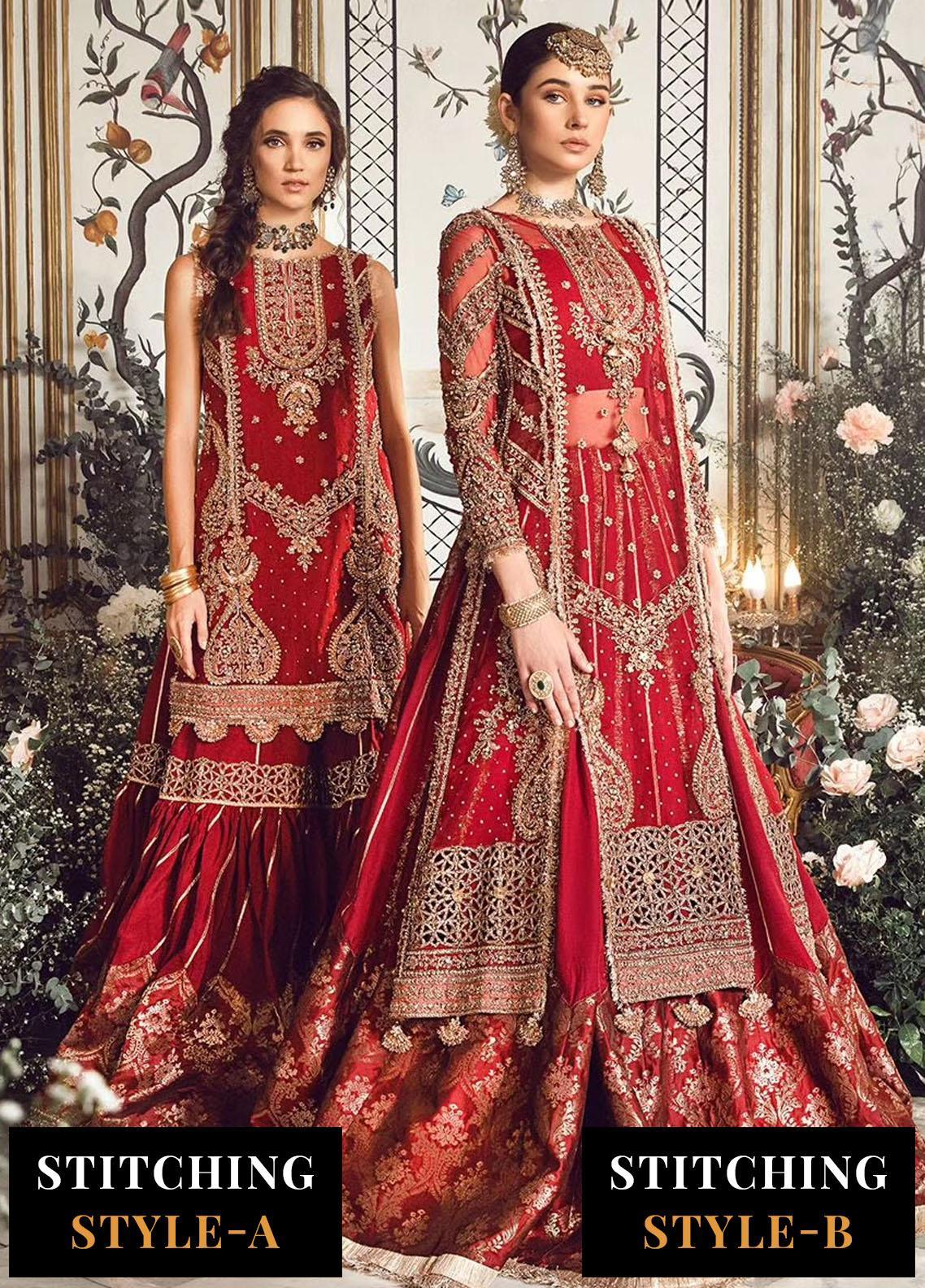 Maria b 2024 bridal lehenga