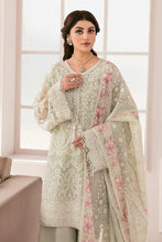 Load image into Gallery viewer, Buy BAROQUE CHANTELLE &#39;22 | pista color available in Next day shipping @Lebaasonline. We are the Largest Baroque Designer Suits in London UK with shipping worldwide including UK, Canada, Norway, USA. The Pakistani Wedding Chiffon Suits USA can be customized. Buy Baroque Suits online in Germany on SALE!