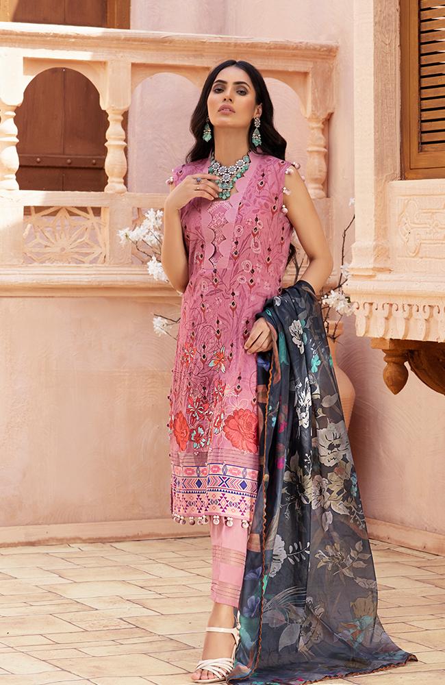 Buy ALZOHAIB | AZ-FESTIVE HUES' PREMIUM COLLECTION'2021 Pink Dress at Lebaasonline Pakistani Clothes @ best price- SALE ! Shop PAKISTANI DESIGNER DRESSES IN UK MARIA B MPRINT, IMROZIA, Pakistani Boutique Clothes Online UK for Evening, Pakistani Bridal Wear. Indian & by ALZOHAIB in the UK & USA at LebaasOnline.