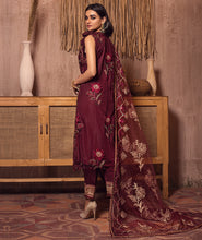 Load image into Gallery viewer,  Zarif - Mah e Gul 2021 | ANMOL Maroon PAKISTANI DRESSES &amp; READY MADE PAKISTANI CLOTHES UK. Buy Zarif UK Embroidered Collection of Winter Lawn, Original Pakistani Brand Clothing, Unstitched &amp; Stitched suits for Indian Pakistani women. Next Day Delivery in the U. Express shipping to USA, France, Germany &amp; Australia