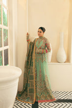 Load image into Gallery viewer, EZRA Wedding Collection | MEERUB Luxury Bridal Maxi Suits from Lebaasonline Pakistani Clothes Dark pink or green maxi in the UK Shop Maryum &amp; Maria Brides 2022, Maria B Lawn 2022 Winter Suits Pakistani Clothes Online UK for Wedding, Party &amp; Bridal Wear. Indian &amp; Pakistani winter Dresses in the UK &amp; USA