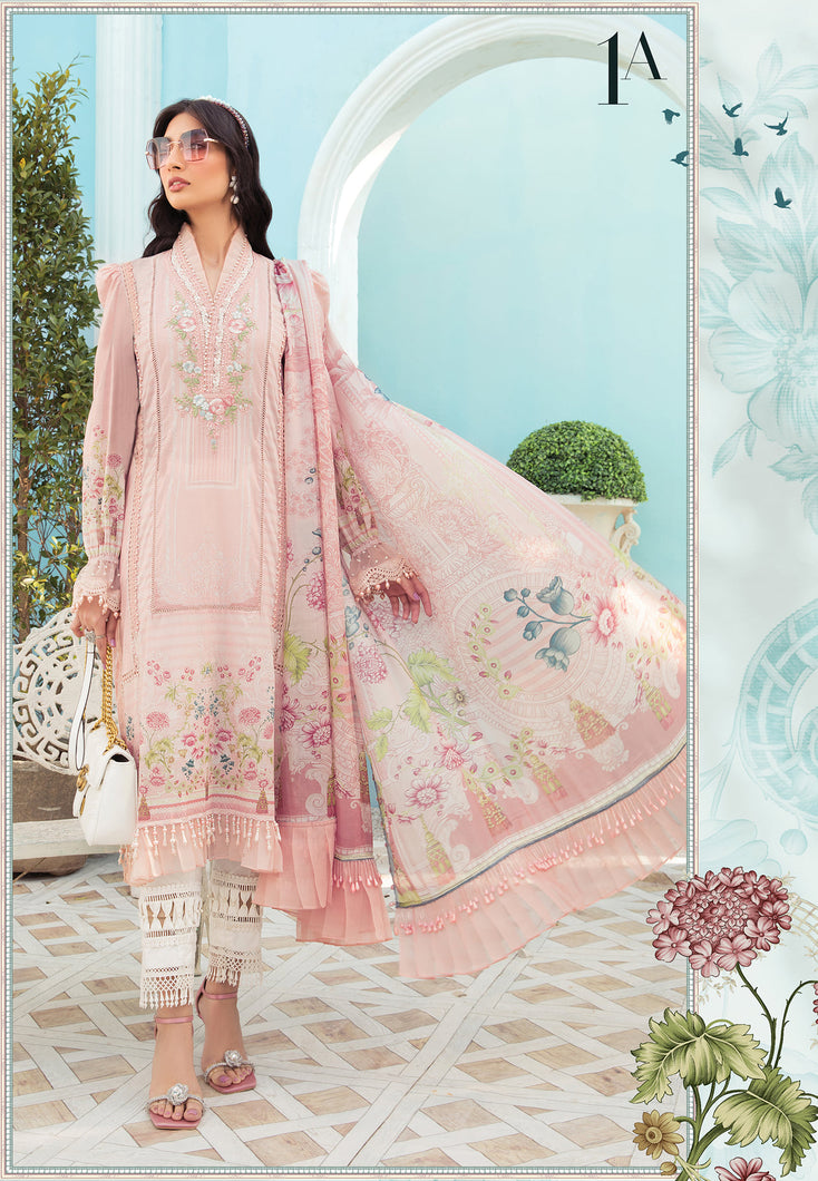 Mprints Maria B 2022 | 1A Light Pink 100% Original Guaranteed! Shop MariaB Mprints, MARIA B  Lawn Collection 2022 from LebaasOnline.co.uk on SALE Price in the UK, USA, Belgium, Australia & London. Explore the latest collection of Maria B Lawn 2022 Pakistani designer Summer dresses at Lebaasonline today - With DISCOUNT