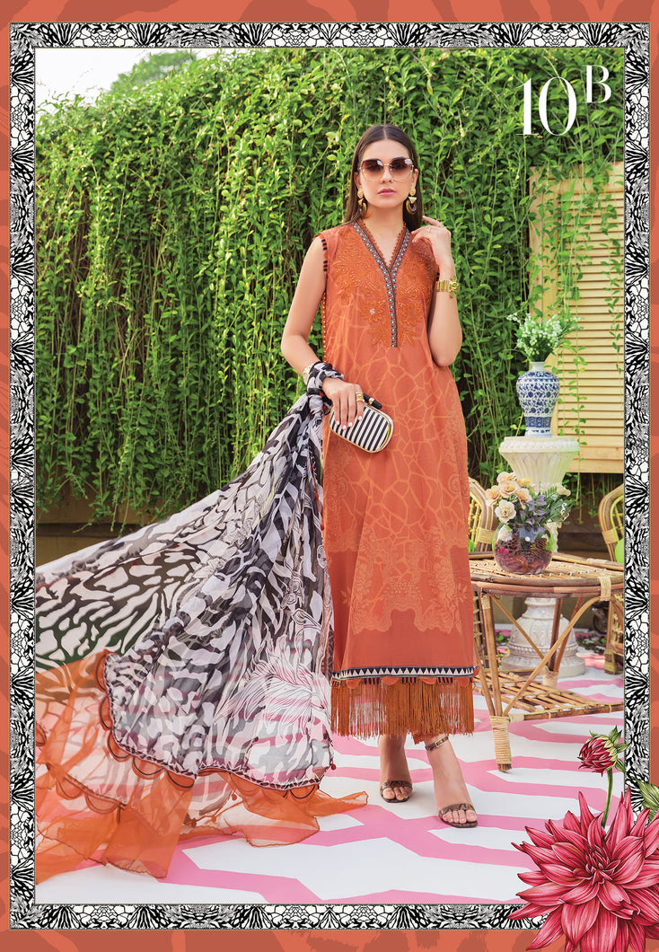 Mprints Maria B 2022 | 10B Rust 100% Original Guaranteed! Shop MariaB Mprints, MARIA B Lawn Collection 2022 UK from LebaasOnline.co.uk on SALE Price in the UK, USA, Belgium Australia & London. Explore the latest collection of Maria B Suits USA 2022 Pakistani designer Summer dresses at Lebaasonline today