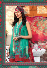 Load image into Gallery viewer, Mprints Maria B 2022 | 12A Peacock Green 100% Original Guaranteed! Shop MariaB Mprints, MARIA B Lawn Collection 22 UK from LebaasOnline.co.uk on SALE Price in UK, USA, Belgium Australia &amp; London with Express shipping. Explore the latest collection of Maria B Suits USA 2022 Pakistani Summer dresses at Lebaasonline today