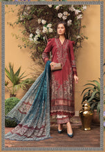 Load image into Gallery viewer, Mprints Maria B 2022 | 7B Rust 100% Original Guaranteed! Shop MariaB Mprints, MARIA B Lawn Collection 2022 UK from LebaasOnline.co.uk on SALE Price in UK, USA, Belgium Australia &amp; London with Express shipping. Explore the latest collection of Maria B Suits USA 2022 Pakistani Summer dresses at Lebaasonline today